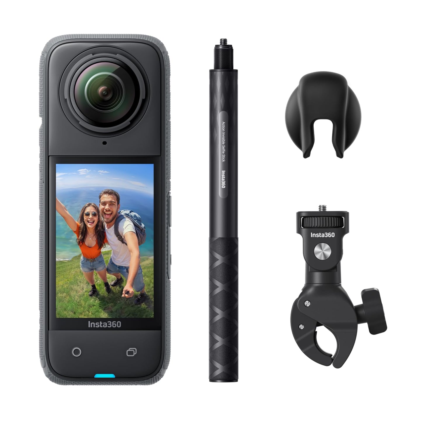 INSTA360 X3 5.7K 360 ACTION CAMERA + GLASS PROTECTOR