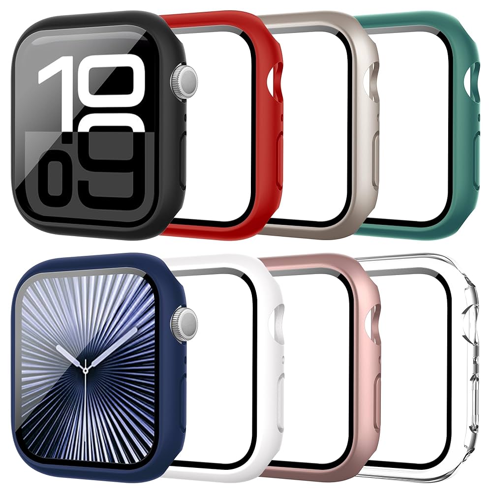 ULTRAGUARD 8- IN 1 CASE FOR APPLE WATCH 46MM- FULL PROTECTION & TEMPERATURED GLASS