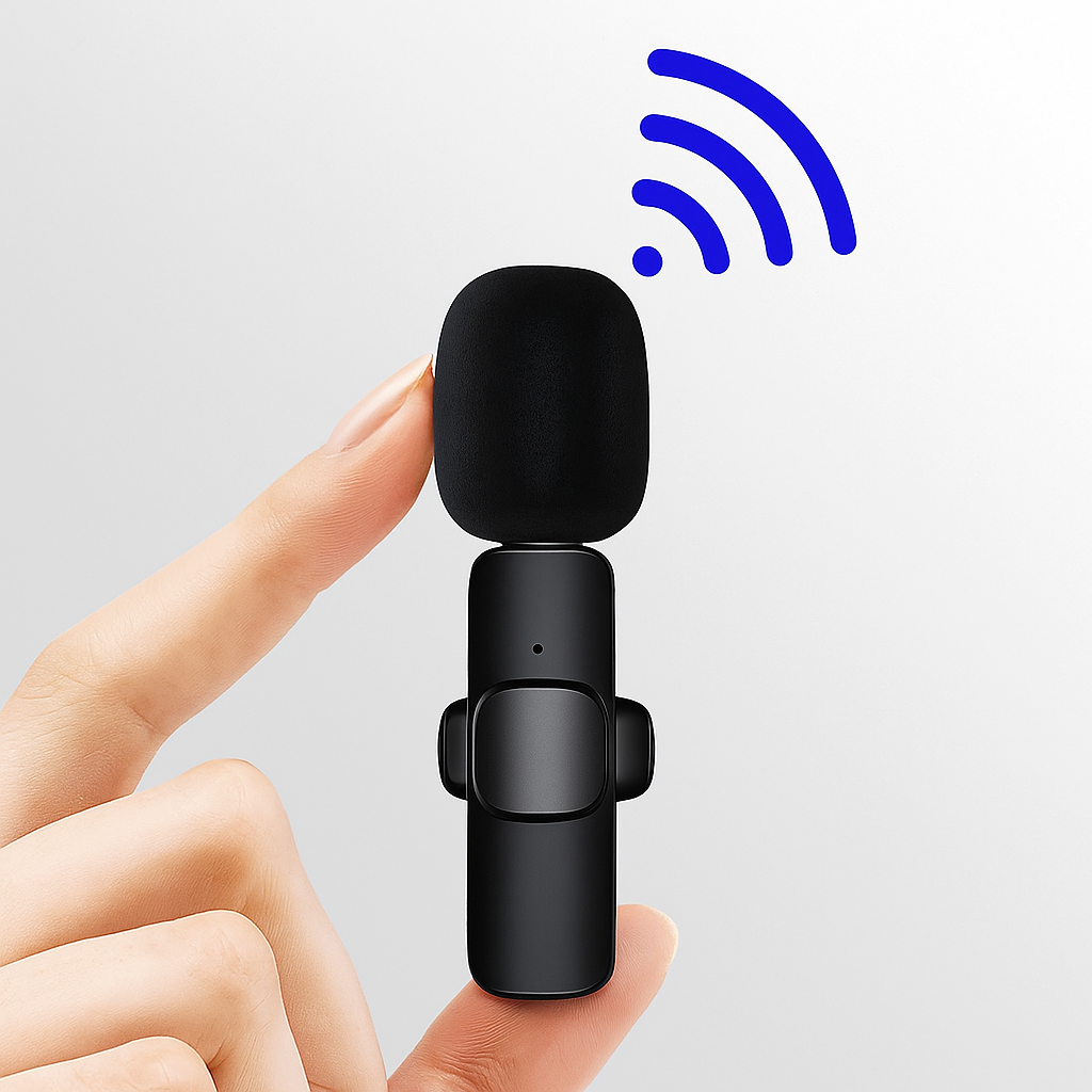 WIRELESS LAVALIER MIC - iPHONE & ANDROID hone