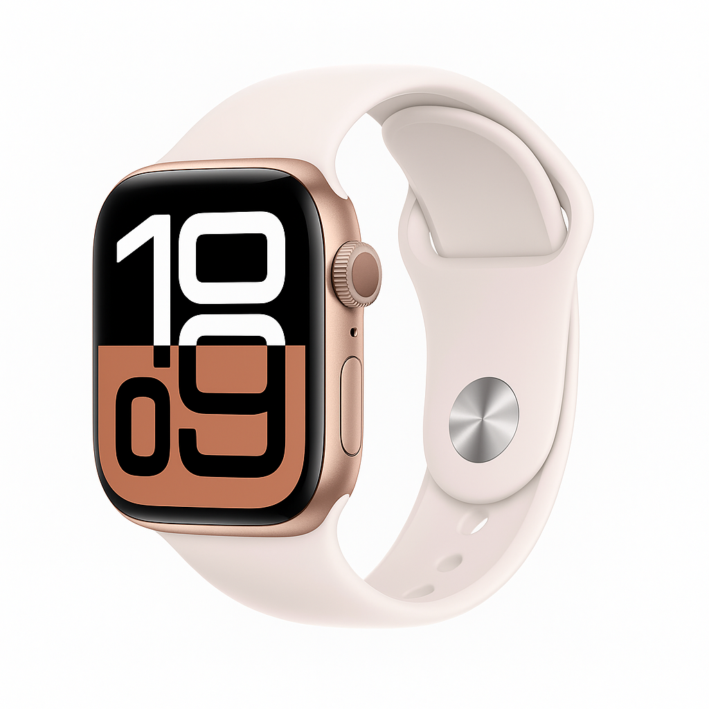 APPLE WATCH SERIES 10-42MM GPS - ROSE GOLD | FITNESS & ECG