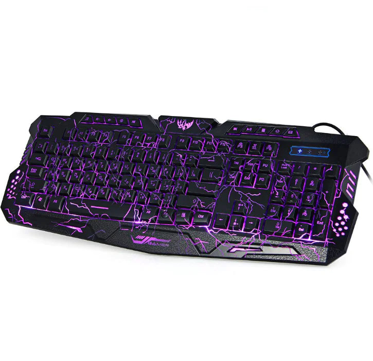 M200 RGB PRO GAMING SET- CRACKLE DESINGN