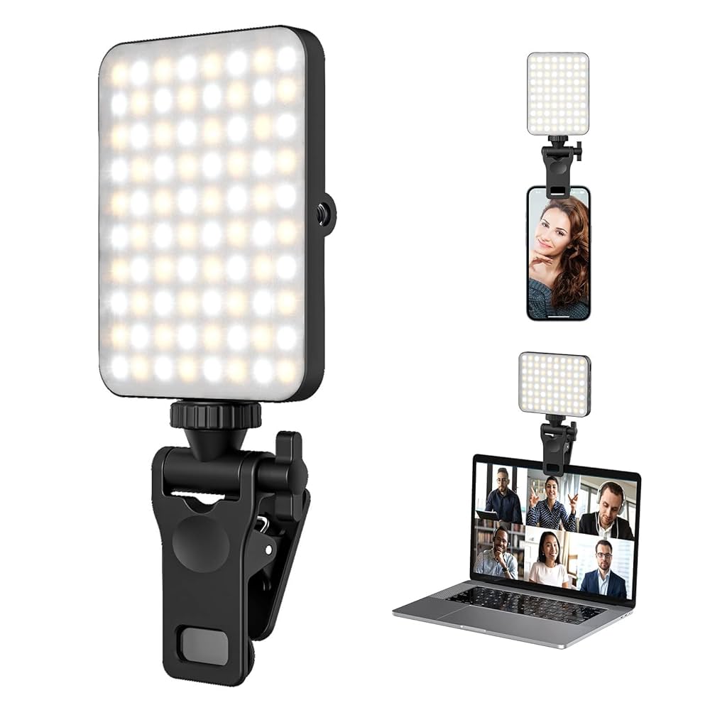 GLOWCLIP PRO - LED RECHARGEABLE SELFIE & PHONE LIGHT