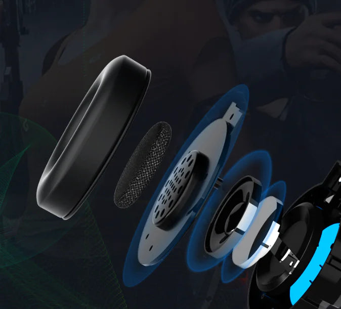 SL-200 Gaming Headset with Heavy Bass Over-Ear Design
