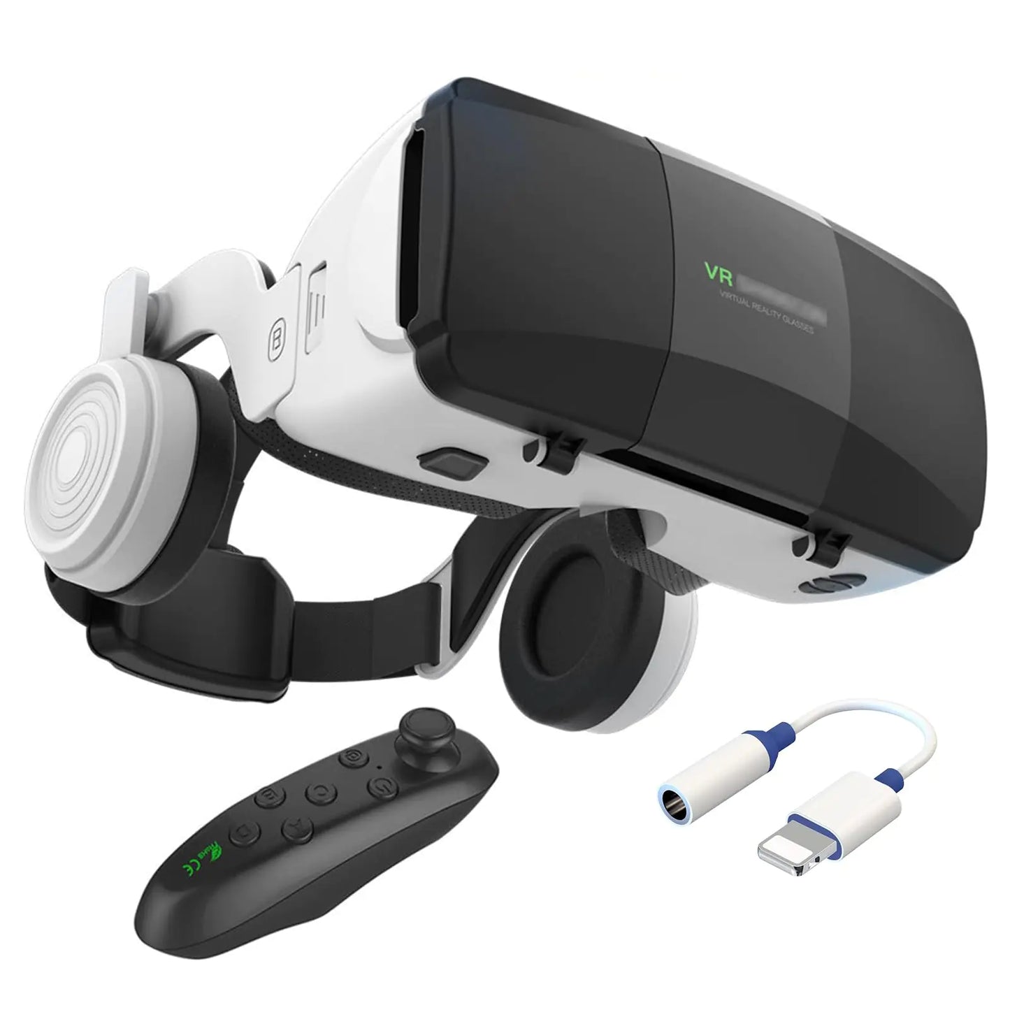 INFINITY VR 3D - IMMERSIVE VR HEADSET FOR SMARTPHONES WITH CONTROLLER & HEADPPHONES