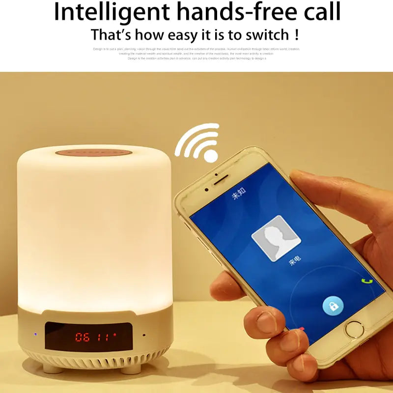 SMART BLUETOOTH SPEAKER WITH AMBIENT LED LIGHT