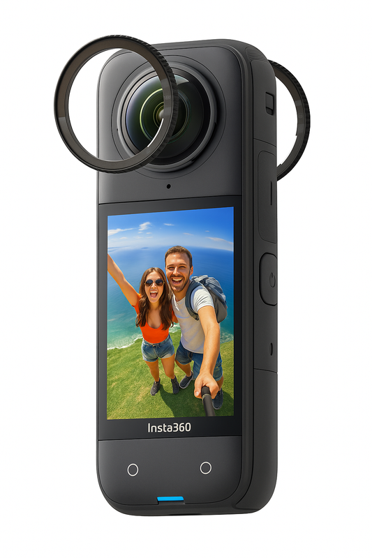 INSTA360 X3 5.7K 360 ACTION CAMERA + GLASS PROTECTOR