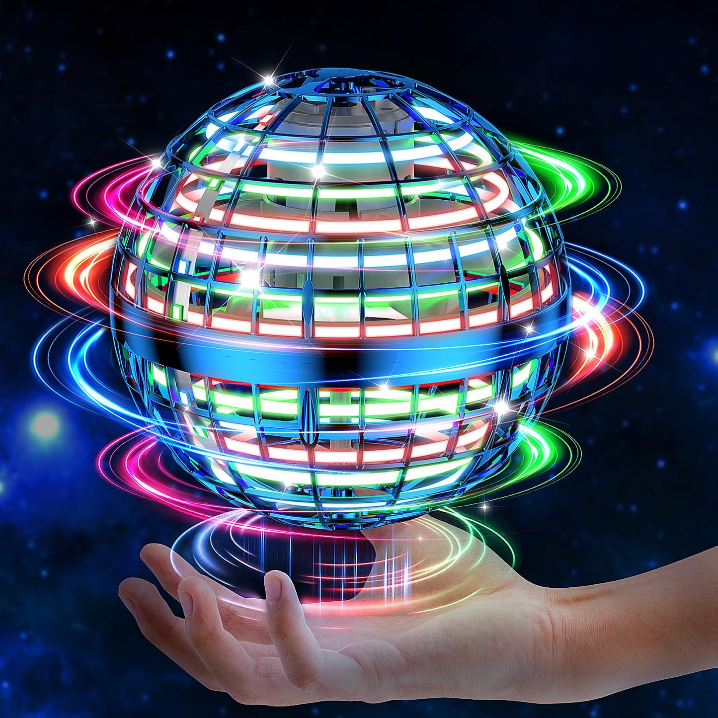 Cosmic Hover Orb – Flying Fidget & Boomerang Toy