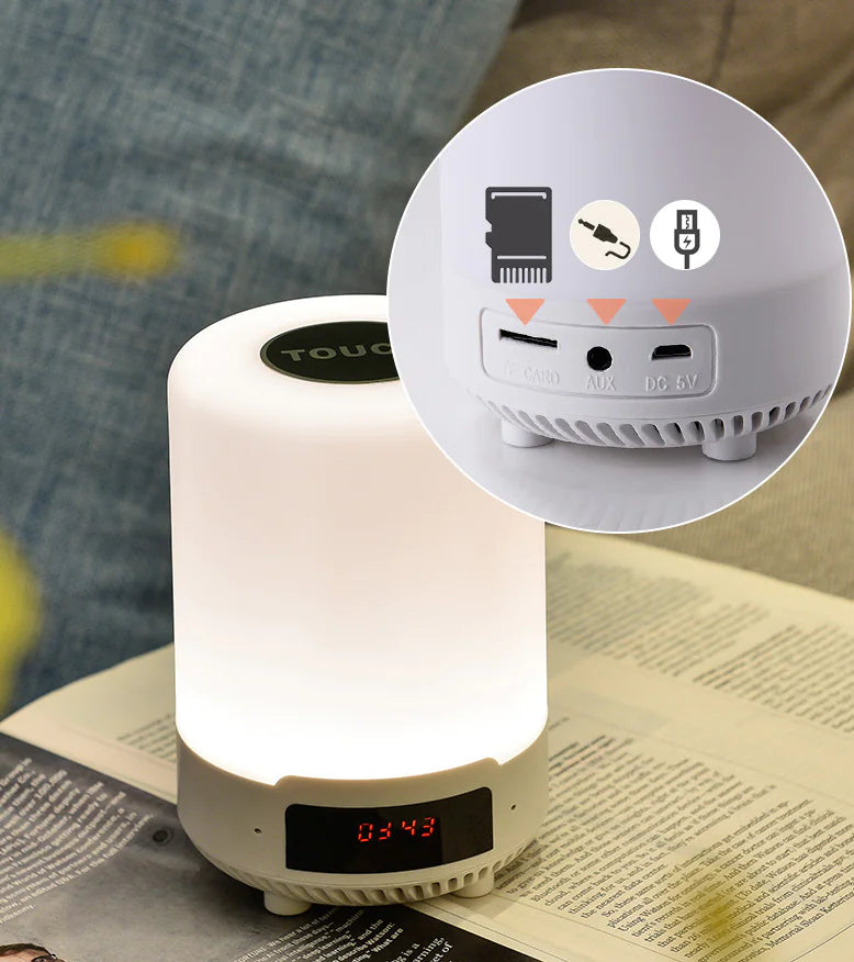 SMART BLUETOOTH SPEAKER WITH AMBIENT LED LIGHT