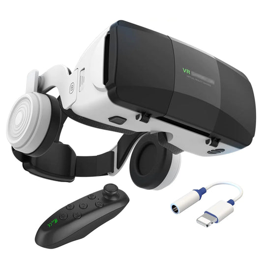 INFINITY VR 3D - IMMERSIVE VR HEADSET FOR SMARTPHONES WITH CONTROLLER & HEADPPHONES