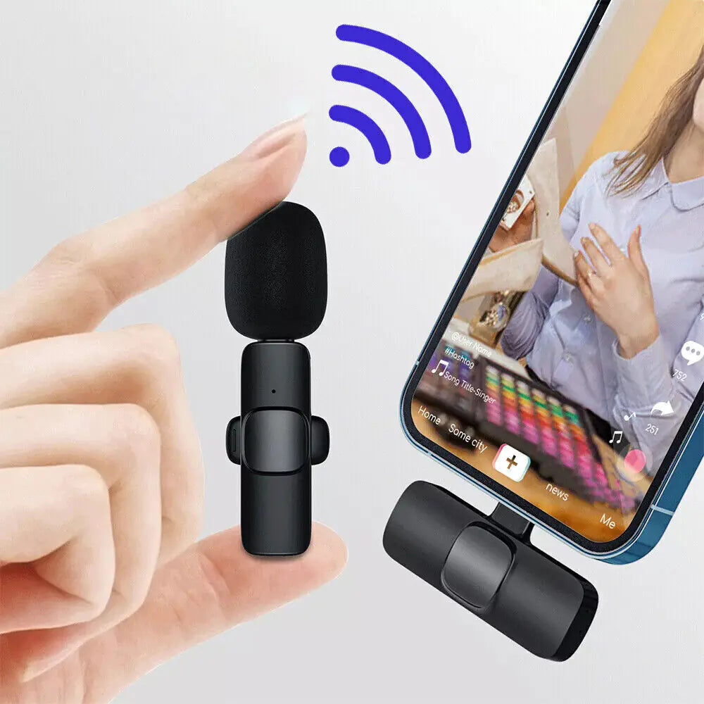 WIRELESS LAVALIER MIC - iPHONE & ANDROID hone