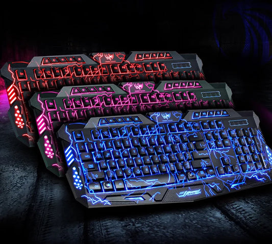 M200 RGB PRO GAMING SET- CRACKLE DESINGN