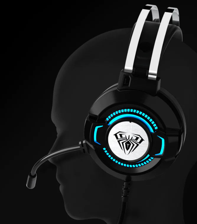 SL-200 Gaming Headset with Heavy Bass Over-Ear Design