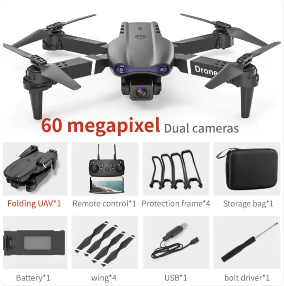 E99 FOLDABLE DRONE WITH 4K CAMERA AND REMOTE CONTROL