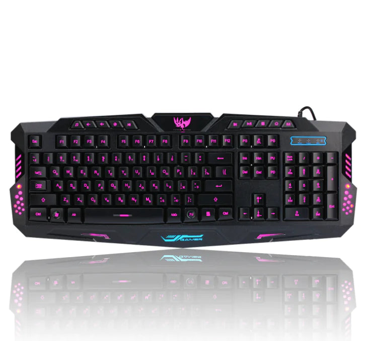 M200 RGB PRO GAMING SET- CRACKLE DESINGN